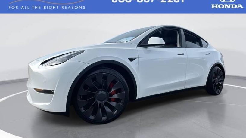 TESLA MODEL Y 2022 7SAYGDEF9NF387968 image